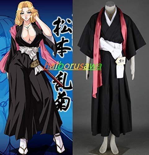 BLEACH　松本乱菊　コスプレ　衣装　Lサイズ　ウィッグ付　フルセット BLEACH 松本乱菊 コスプレ 衣装 Lサイズ ウィッグ付 フルセット